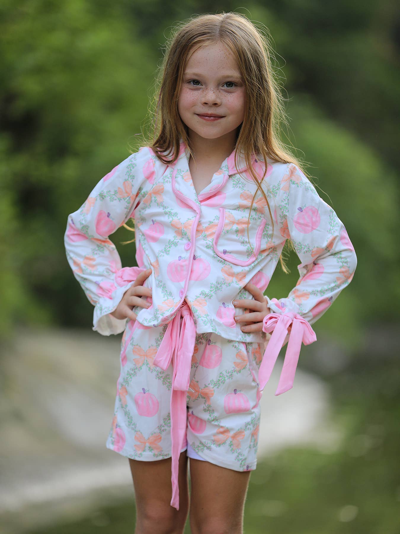 Mommy & Me Pumpkin PJ Set