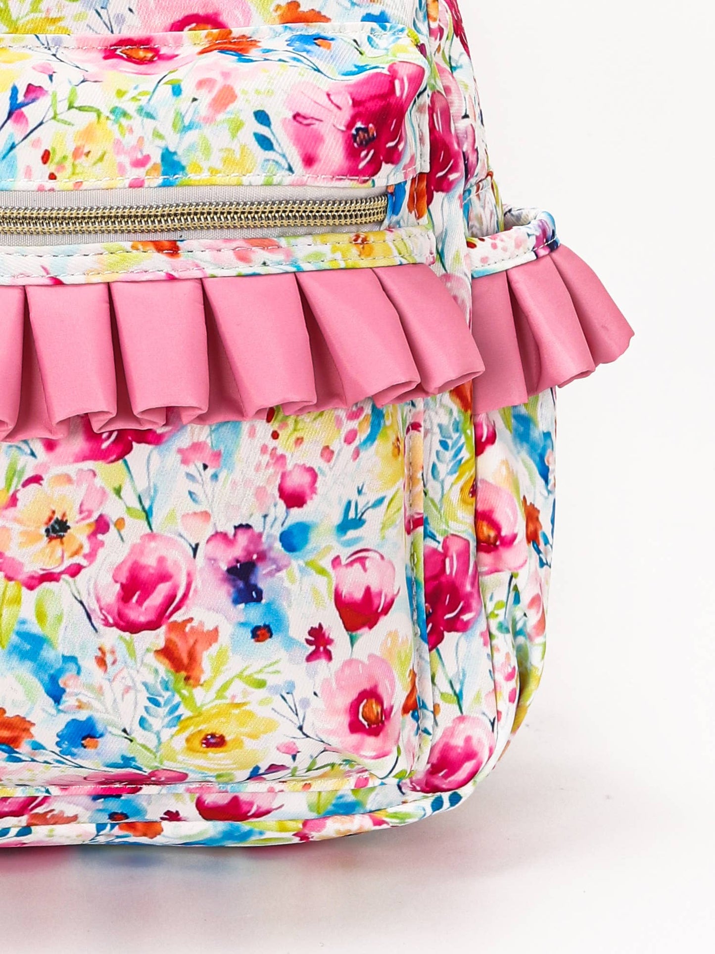 Flower Ruffle Backpack