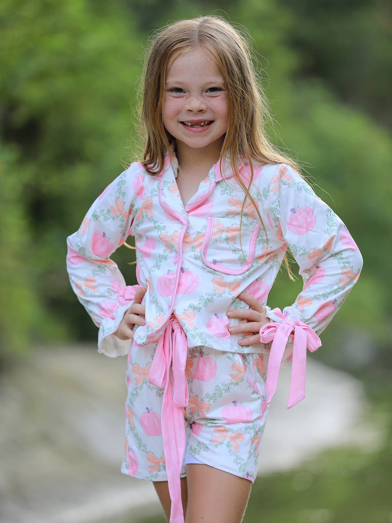Mommy & Me Pumpkin PJ Set