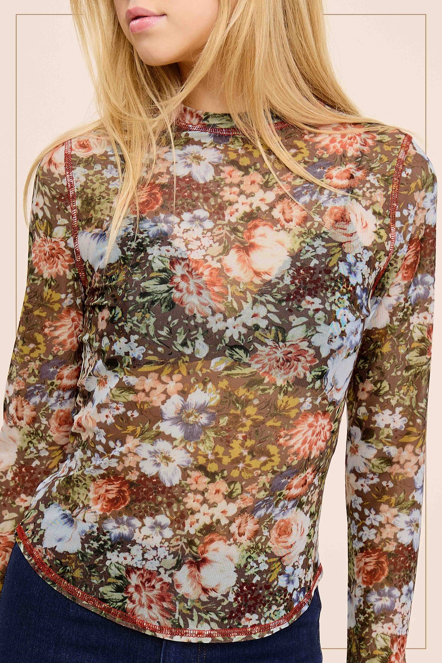 Semi Mesh Layering Top