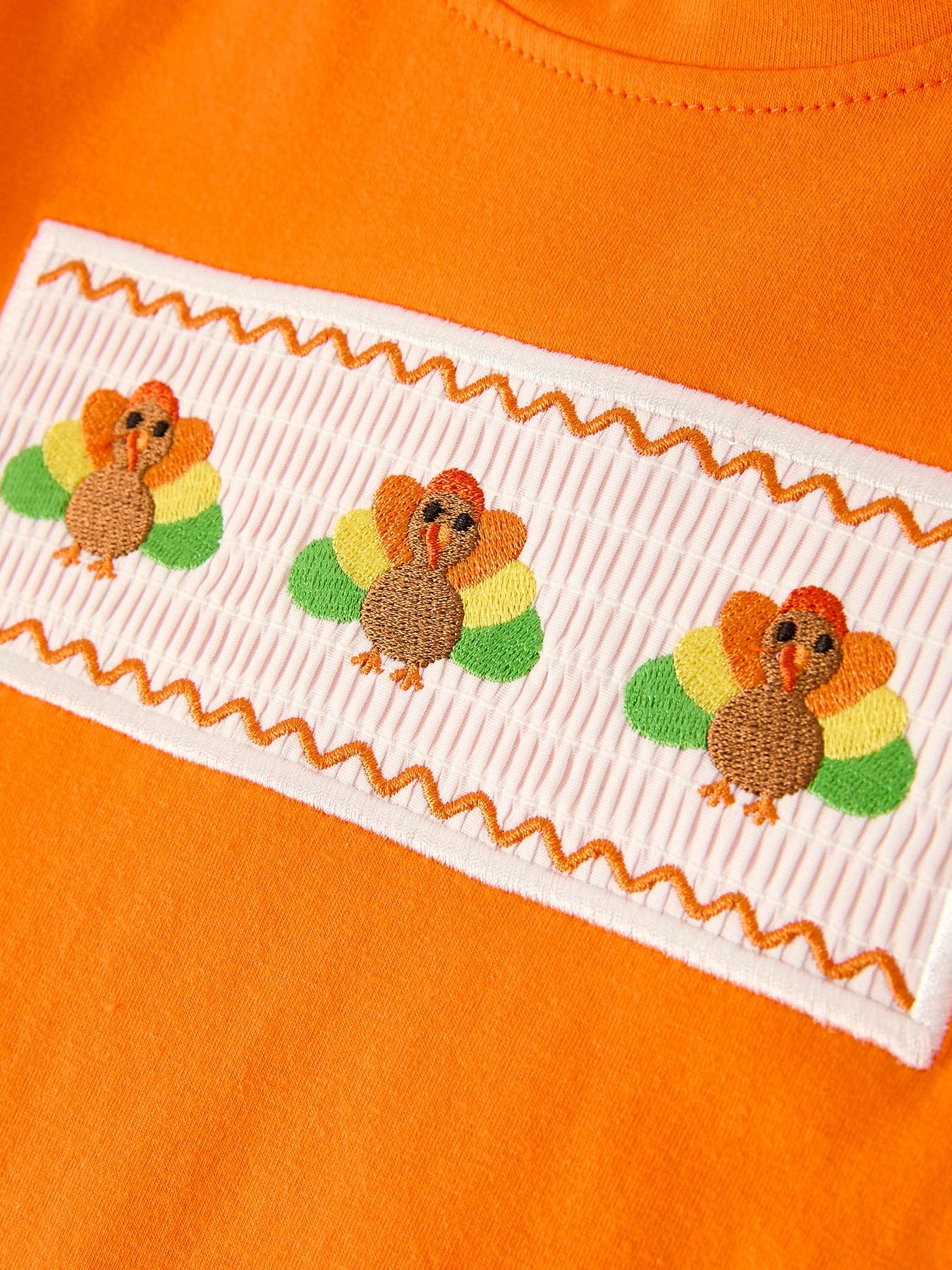 Boys Turkey Smocked Set