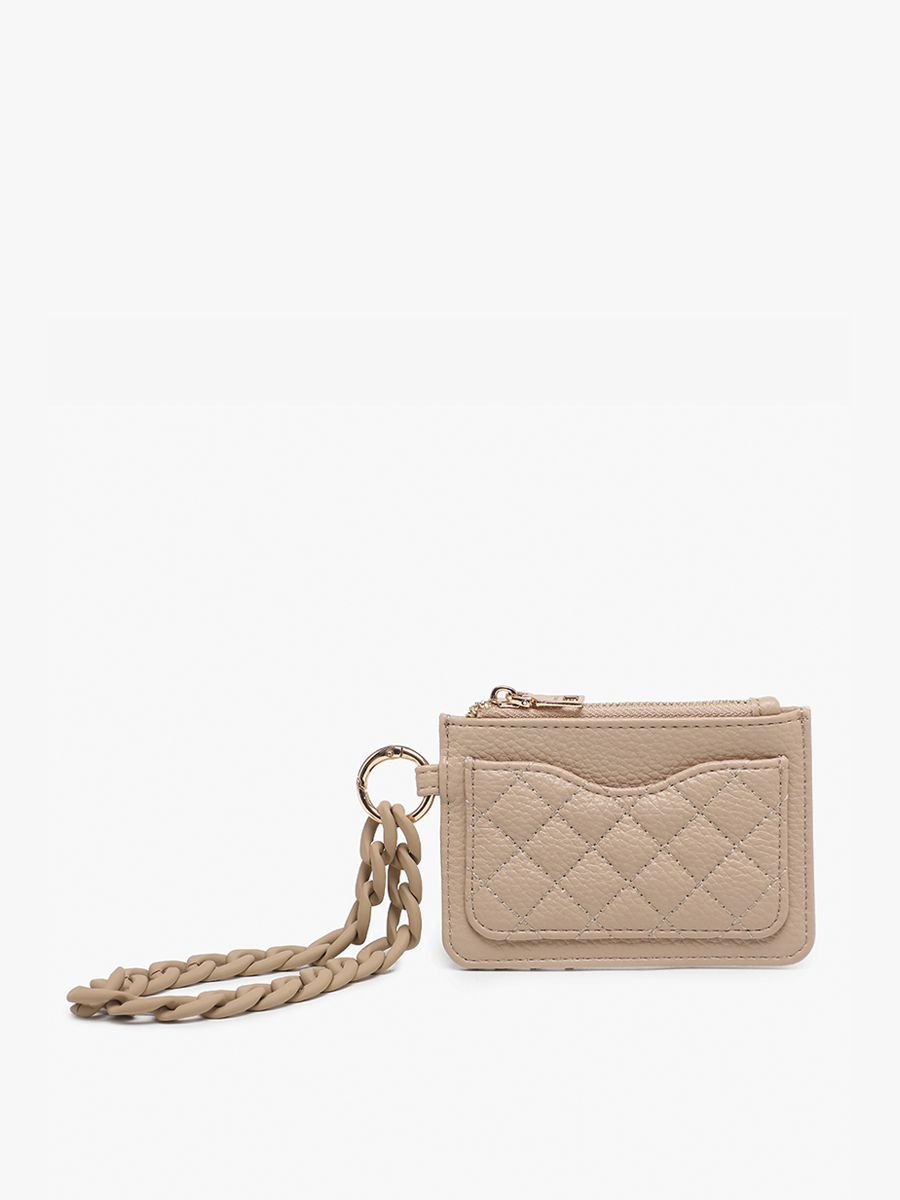 Quilted Wallet w/ Chain Bangle