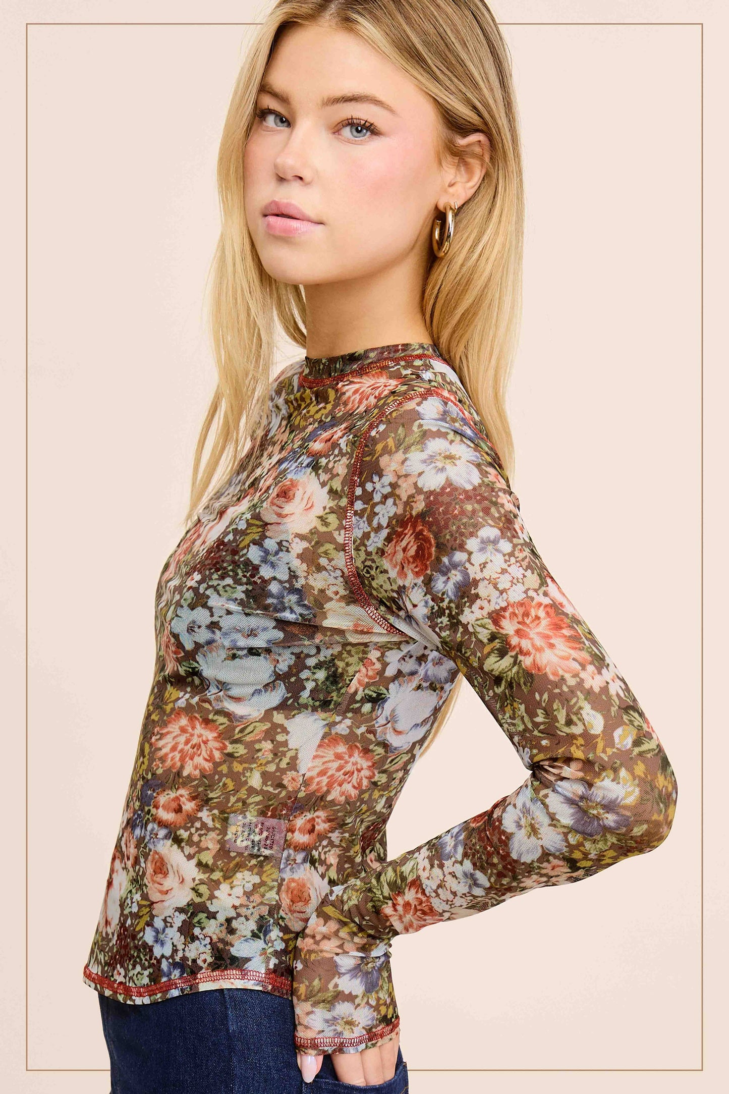 Semi Mesh Layering Top