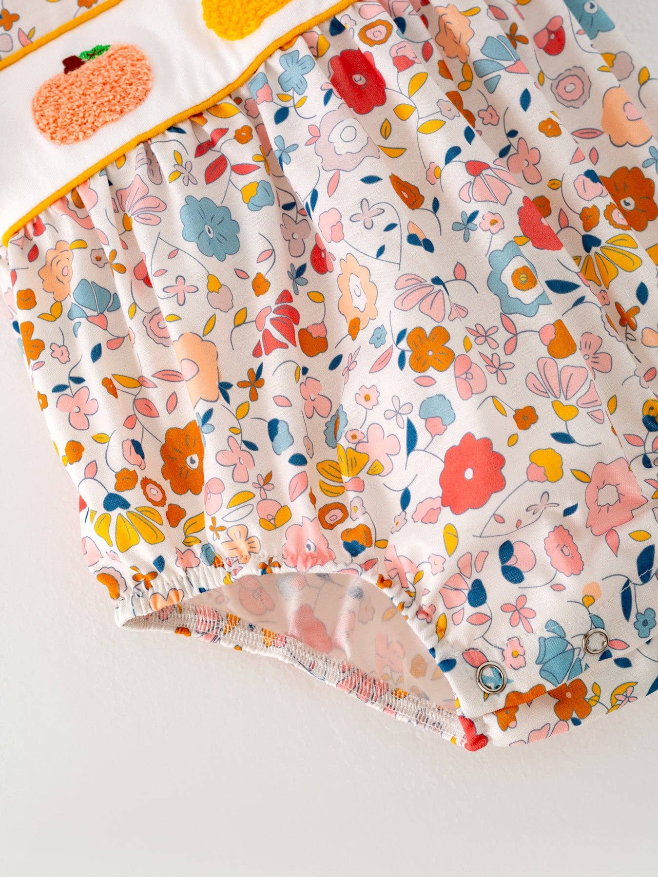 Floral Pumpkin Romper