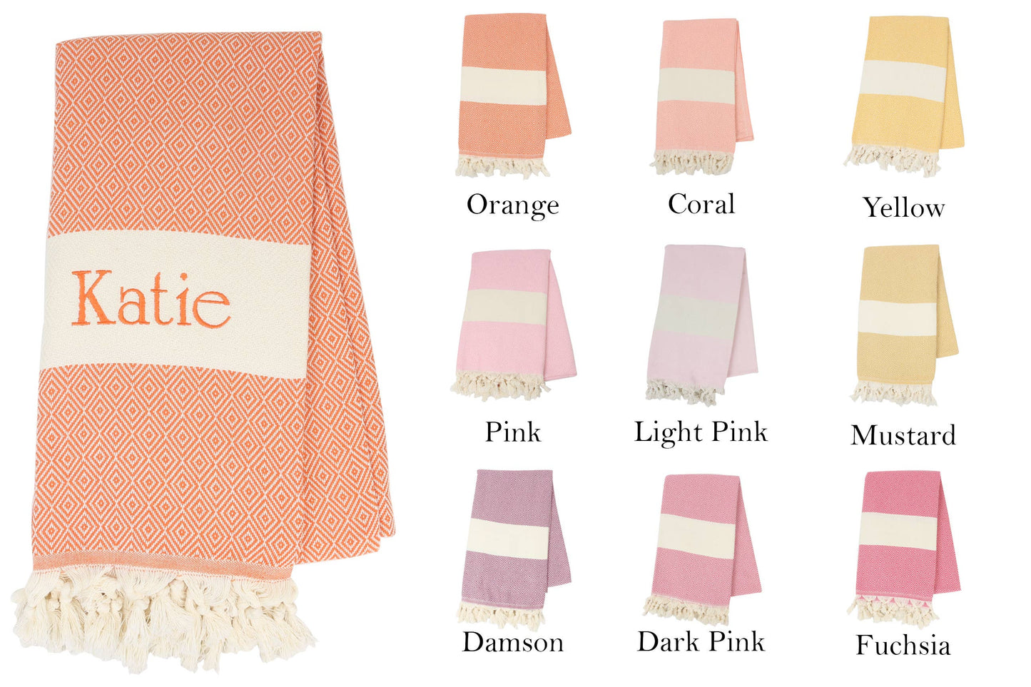 Personalized Beach Towel for Bachelorette Party