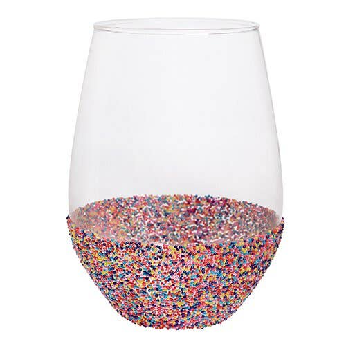 Jumbo Wine Glass - Sprinkle