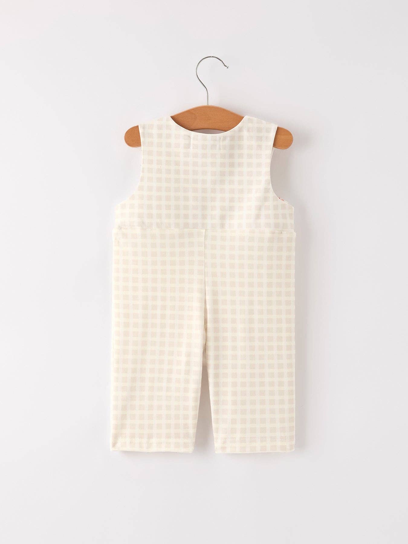 Plaid Turkey Smocked Romper