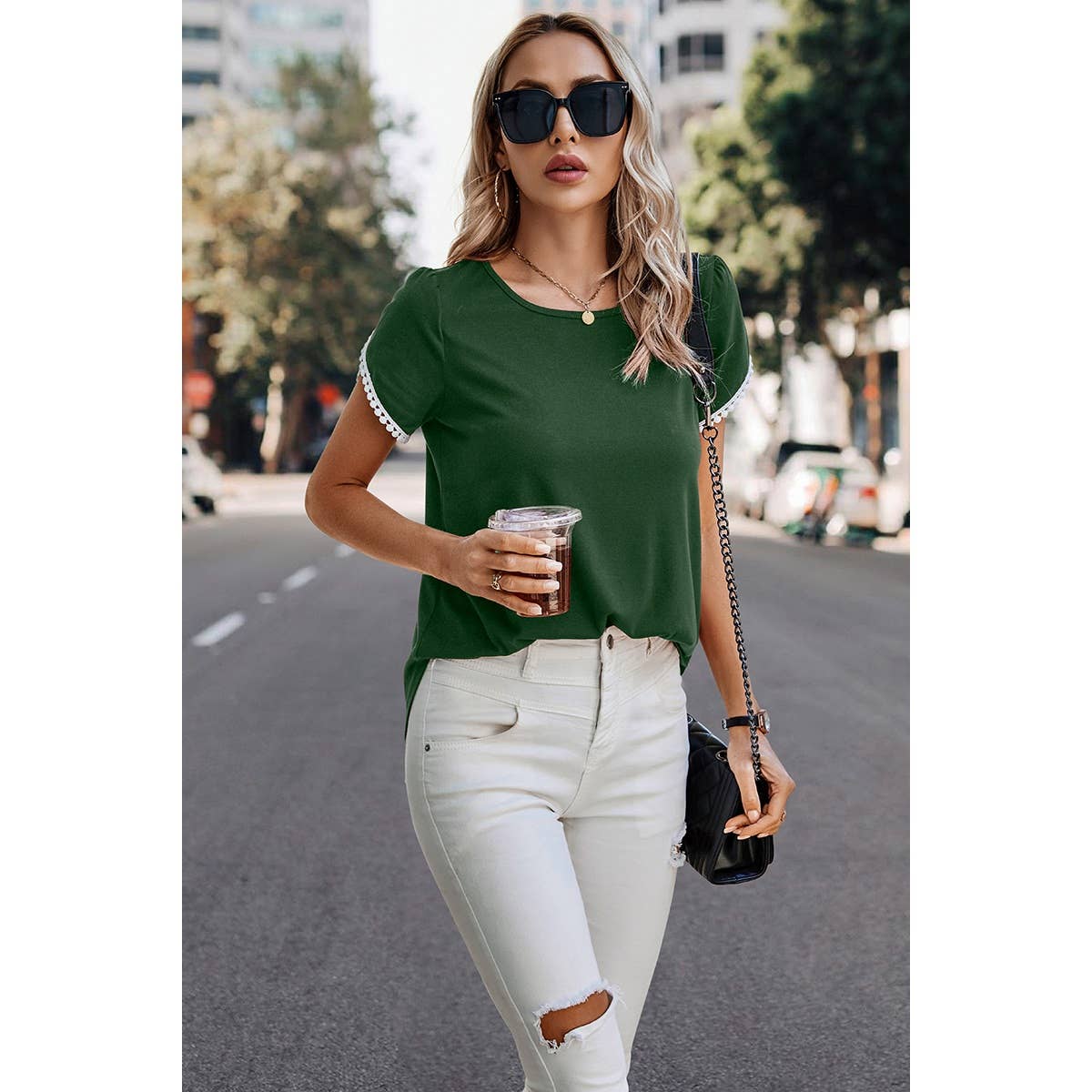 Petal Sleeve Tee