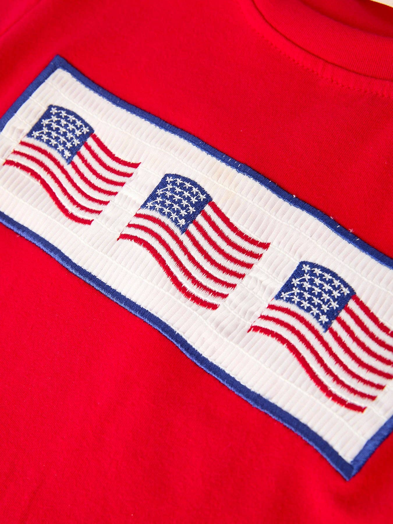 Boys Plaid Flag Set