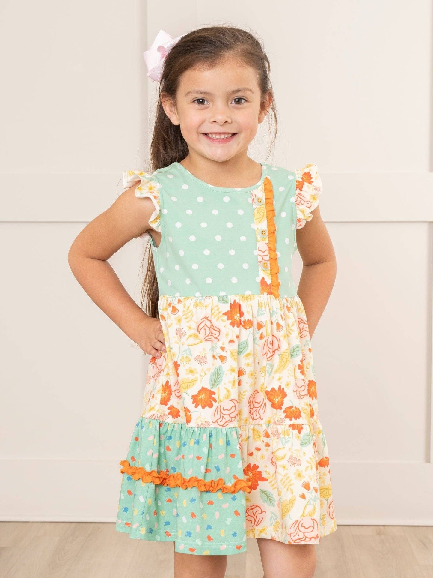 Lottie Dots Prairie Ruffle Dress