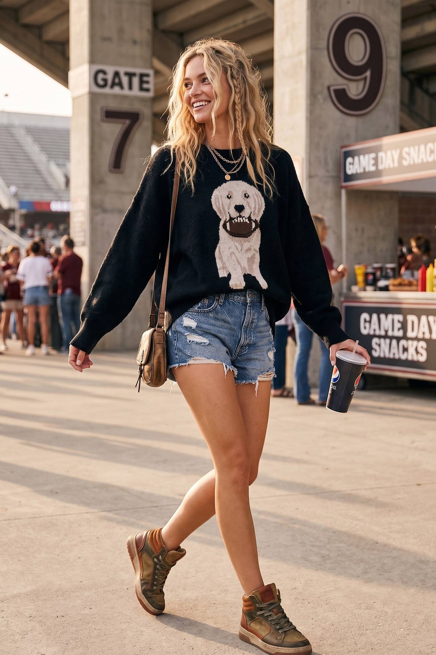 Football Puppy Sweater