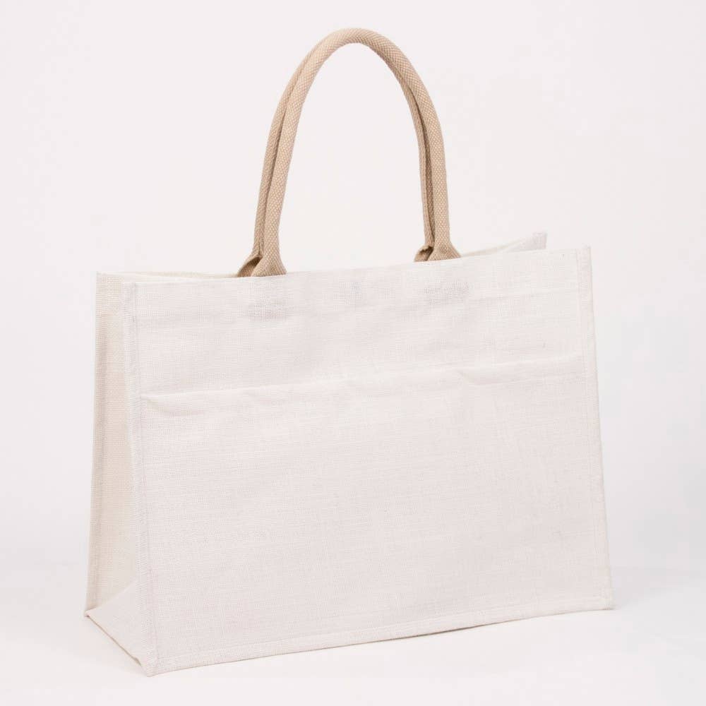 Jute Pocket Tote