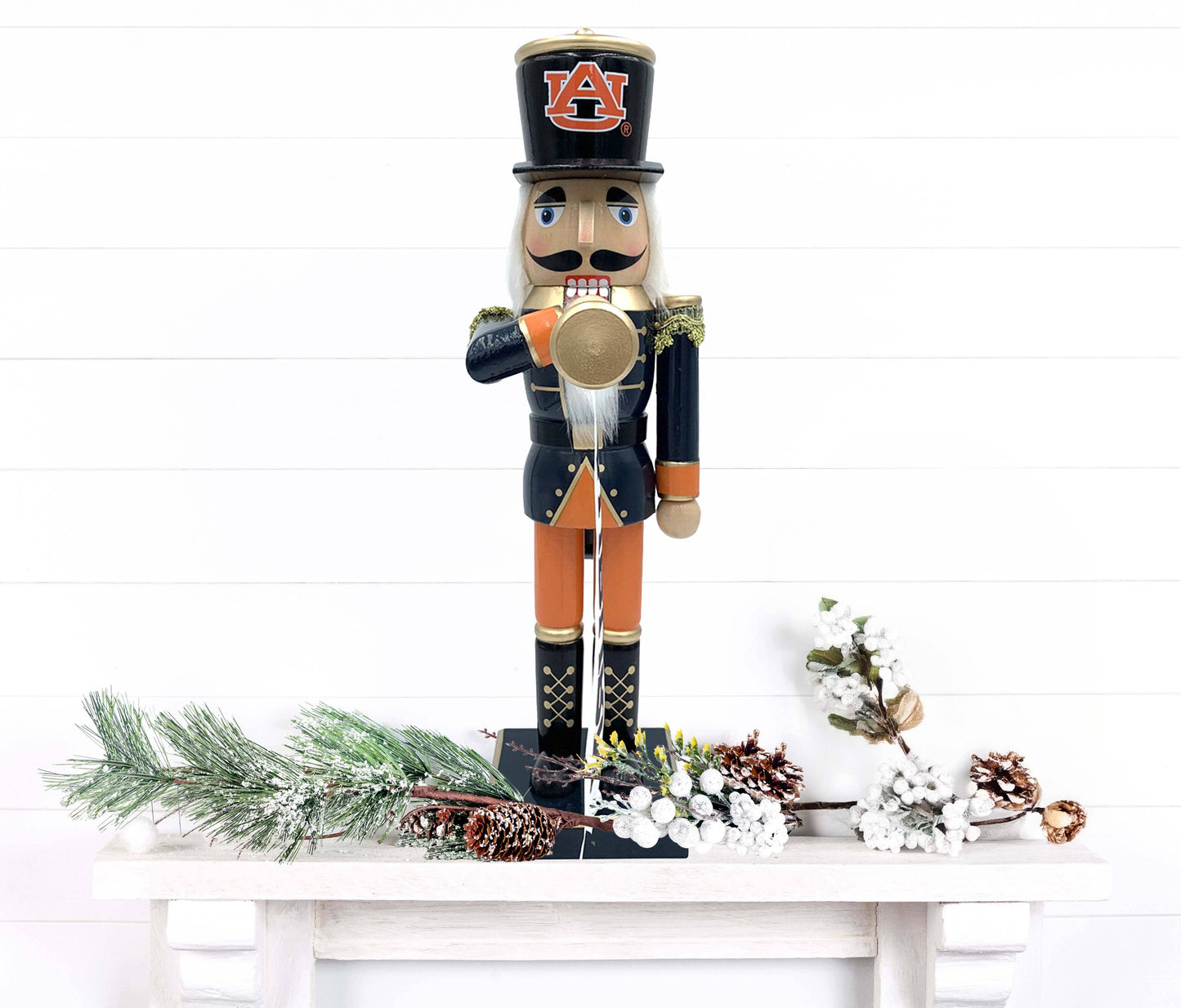 14" Auburn Bugler Nutcracker