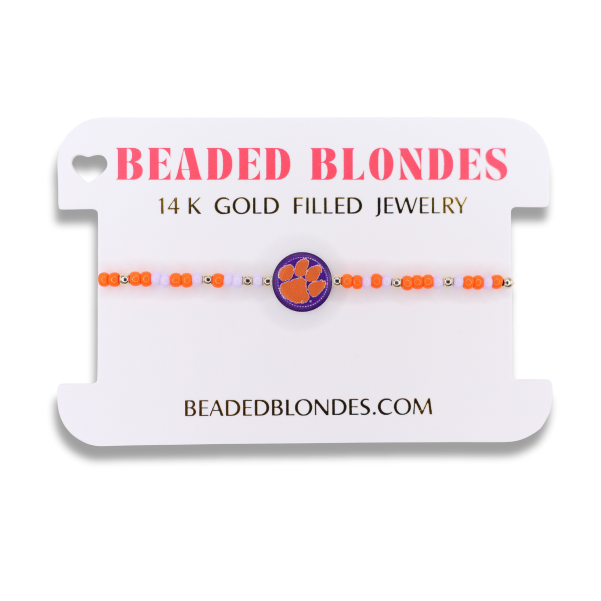 Clemson Flip Bracelet