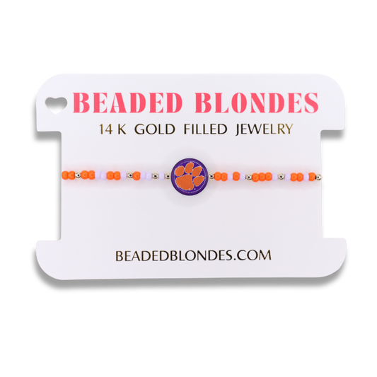 Clemson Flip Bracelet