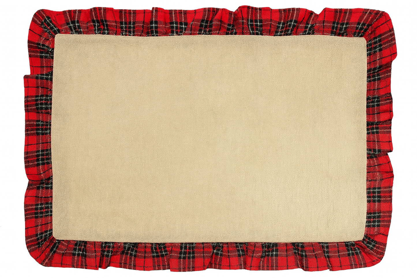 Ruffled Tartan Placemat