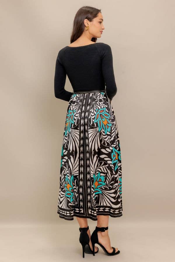 Midi dress w/sweater top