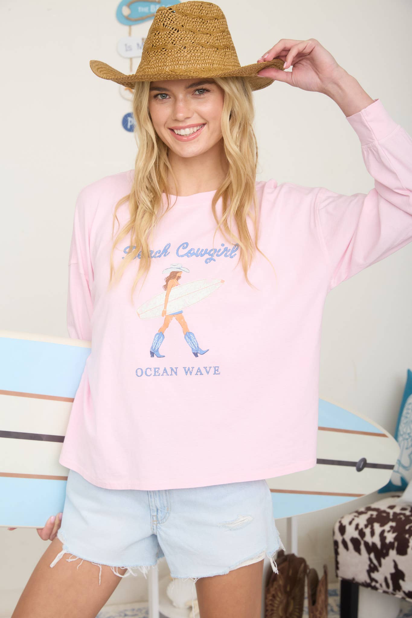 BEACH COWGIRL TOP