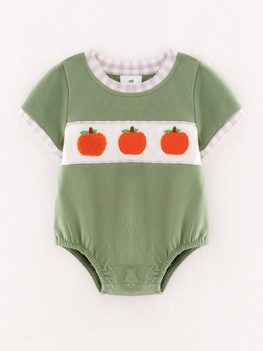 Boys Pumpkin Romper