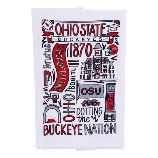 Ohio State Tea Towel
