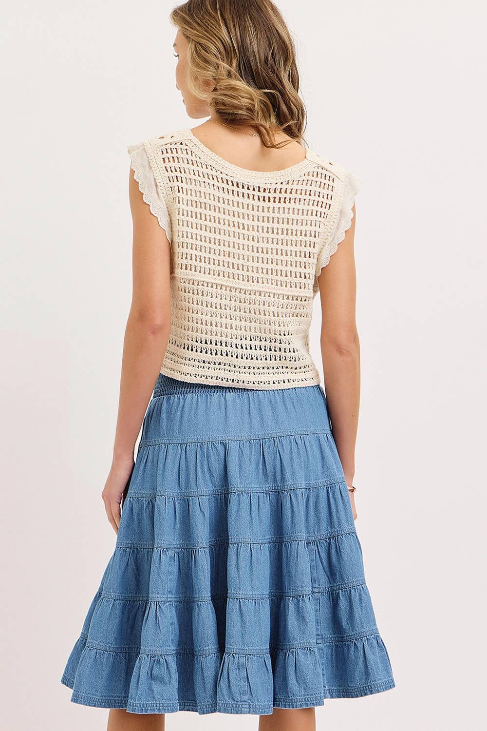 CROCHET KNIT TOP