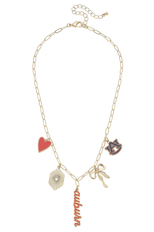 Auburn Charm Collector Necklace