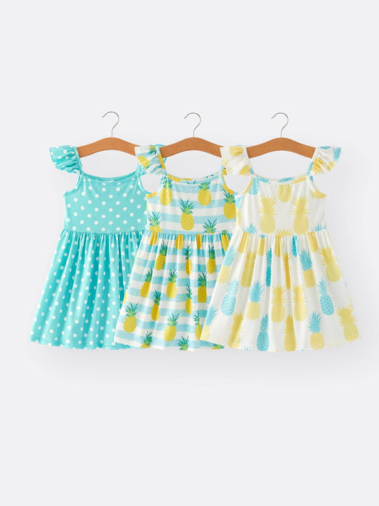Summer Flutter Sleeve Dress