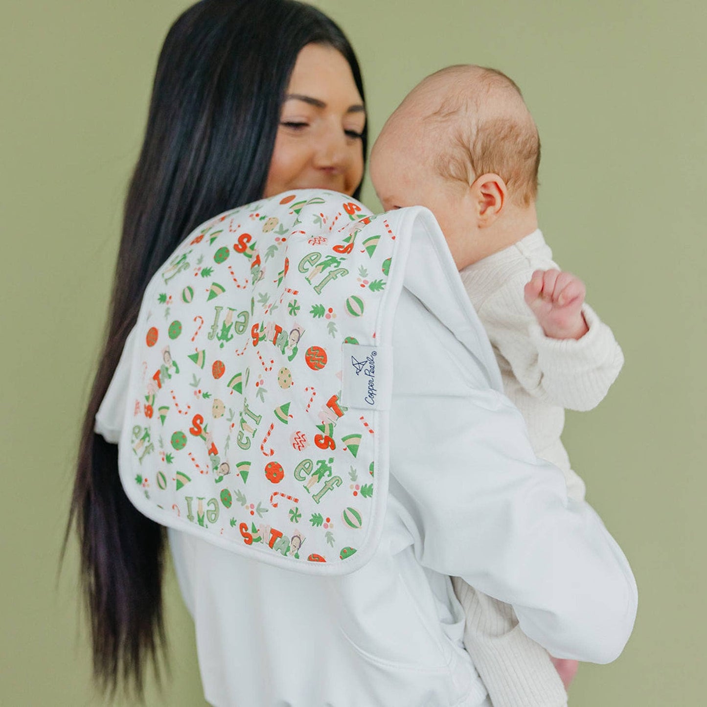 3 Burp Cloths-Christmas Classics