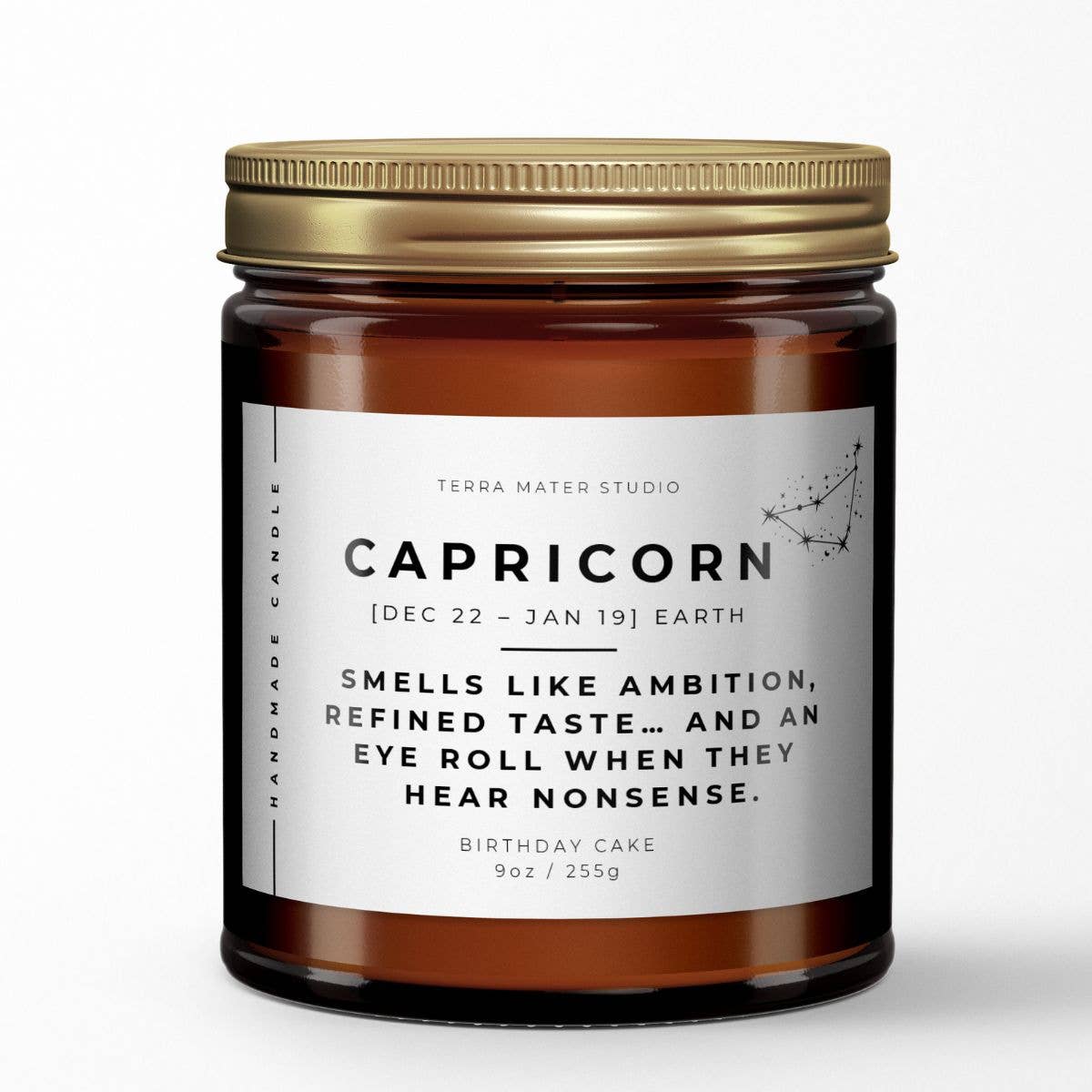 Capricorn Birthday Candle