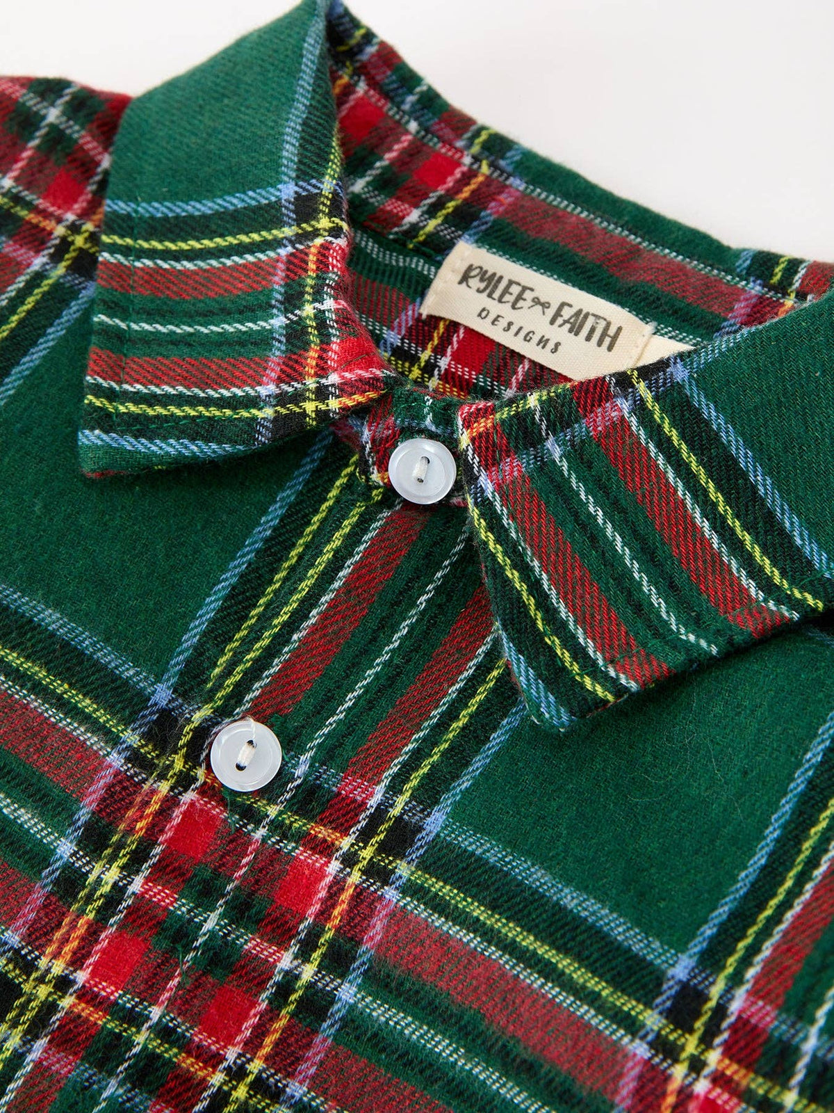 Christmas Plaid Boys Button Down