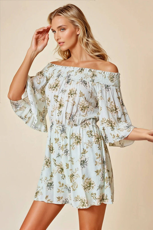 Off Shoulder Romper