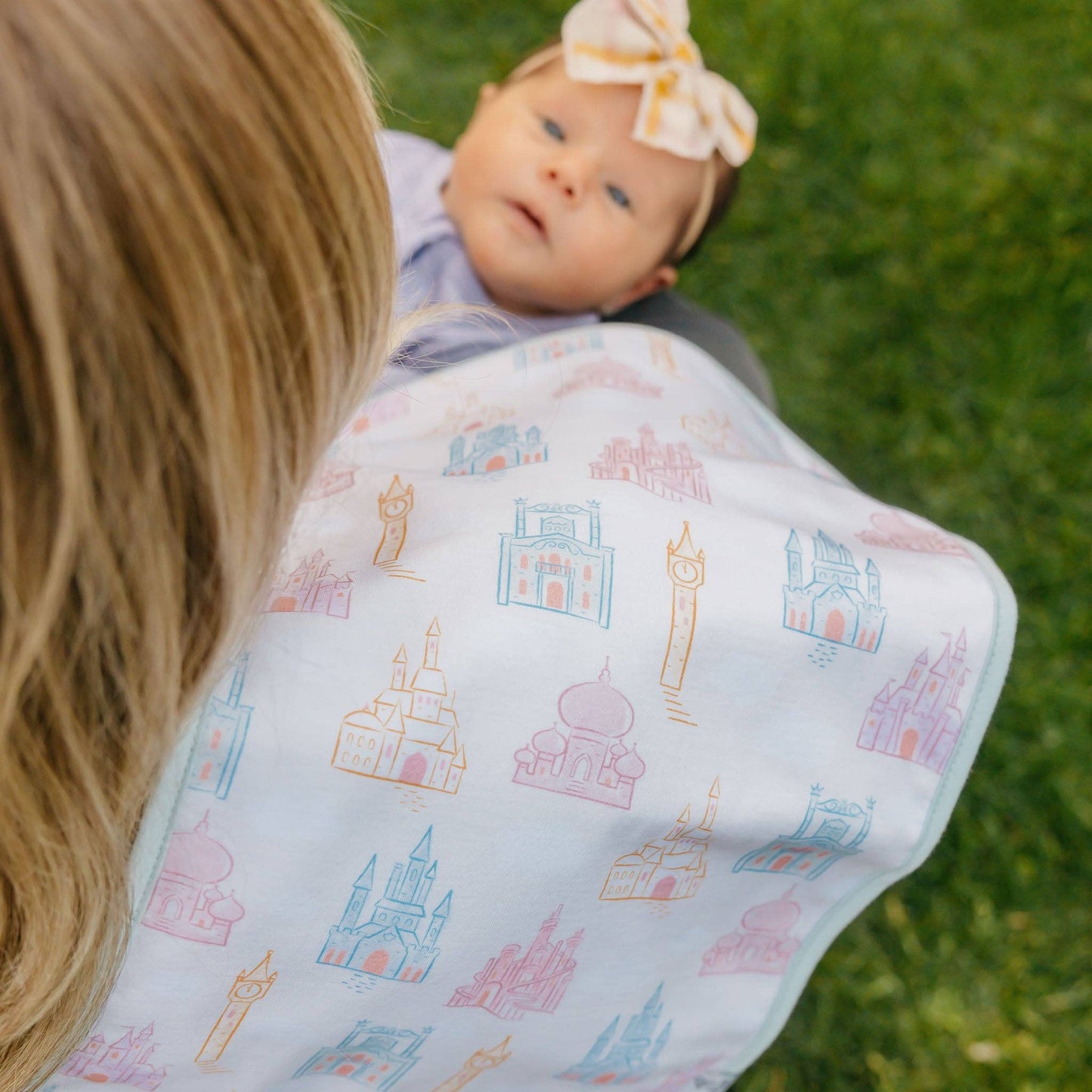 3 Burp Cloths-Disney Princess