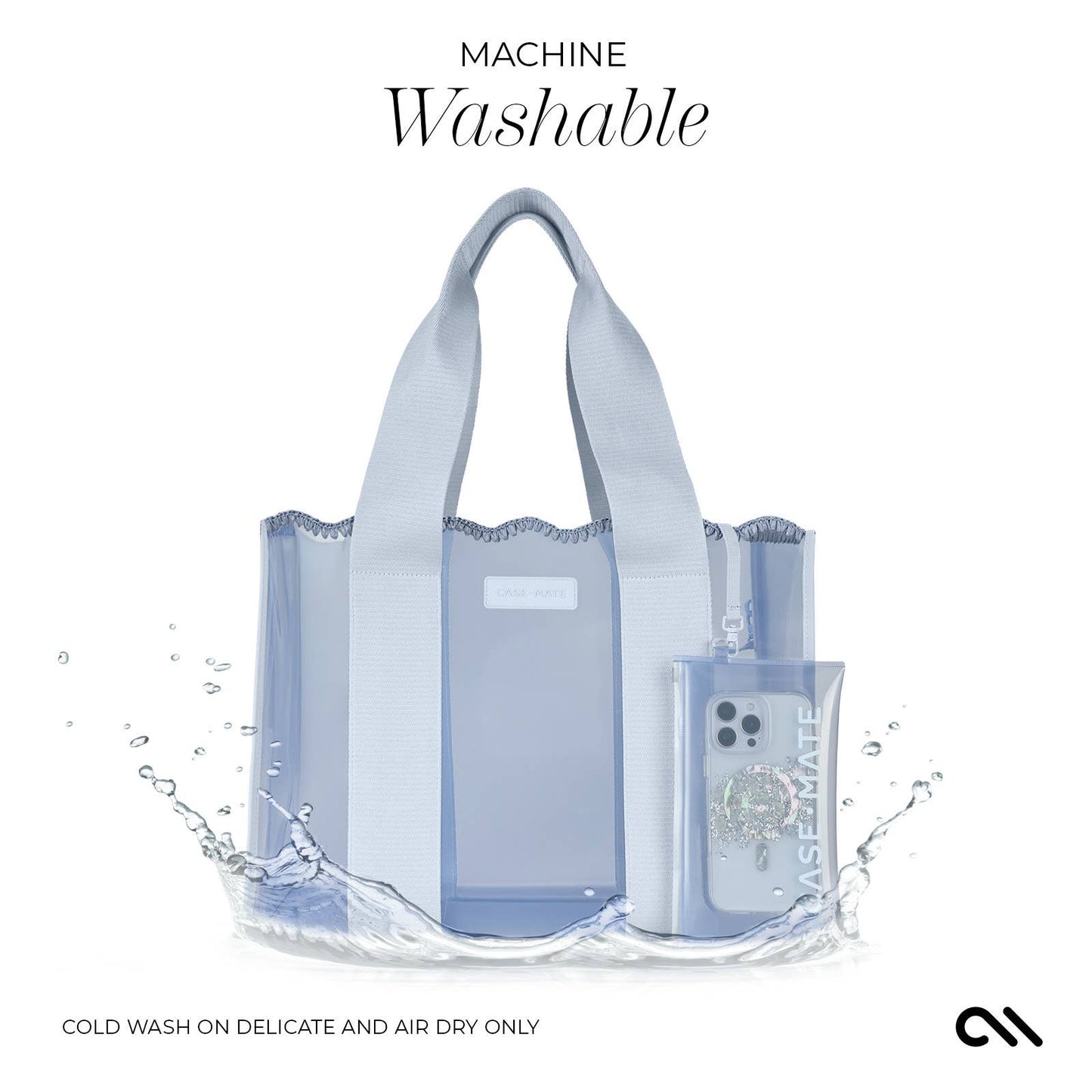 Case-Mate Blue Wave Jelly Tote