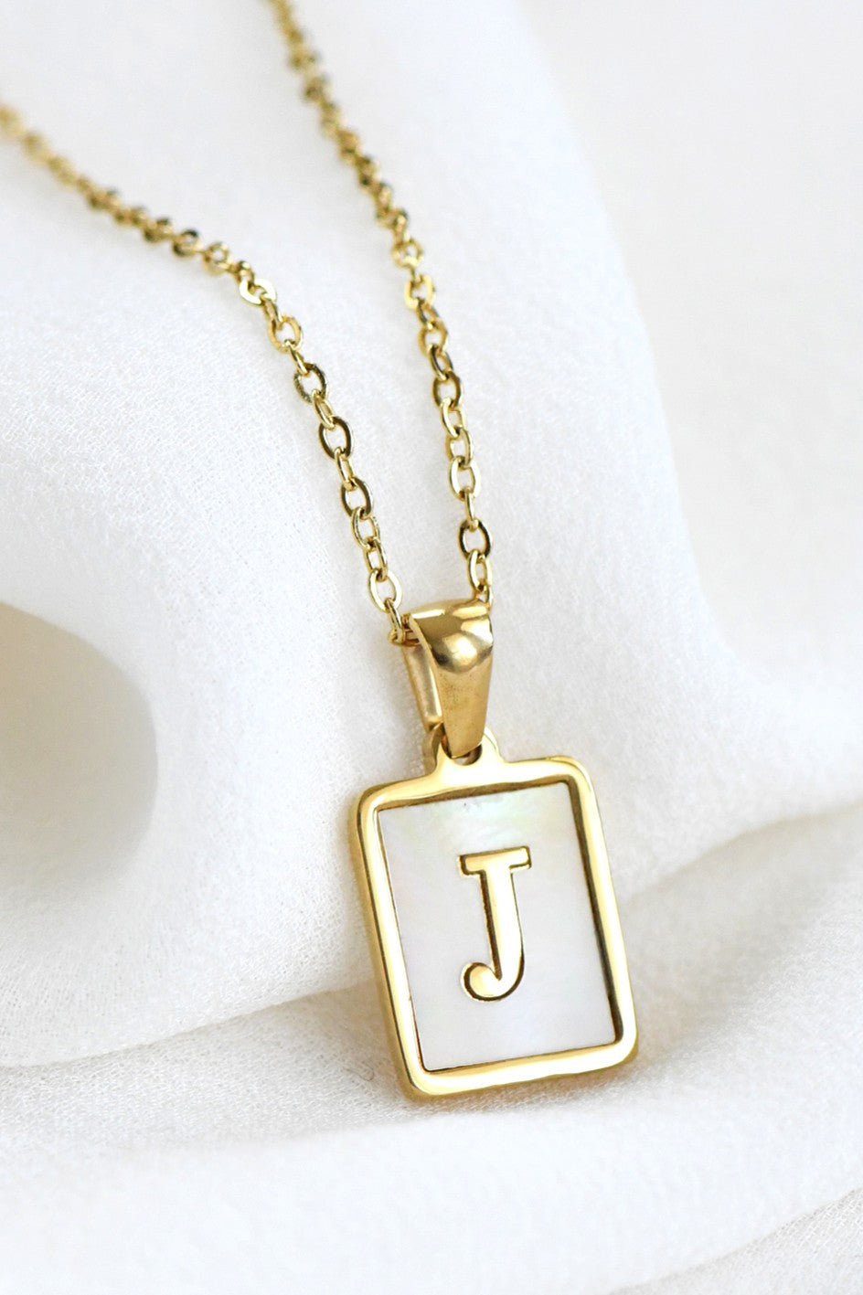 Initial Tag Necklace