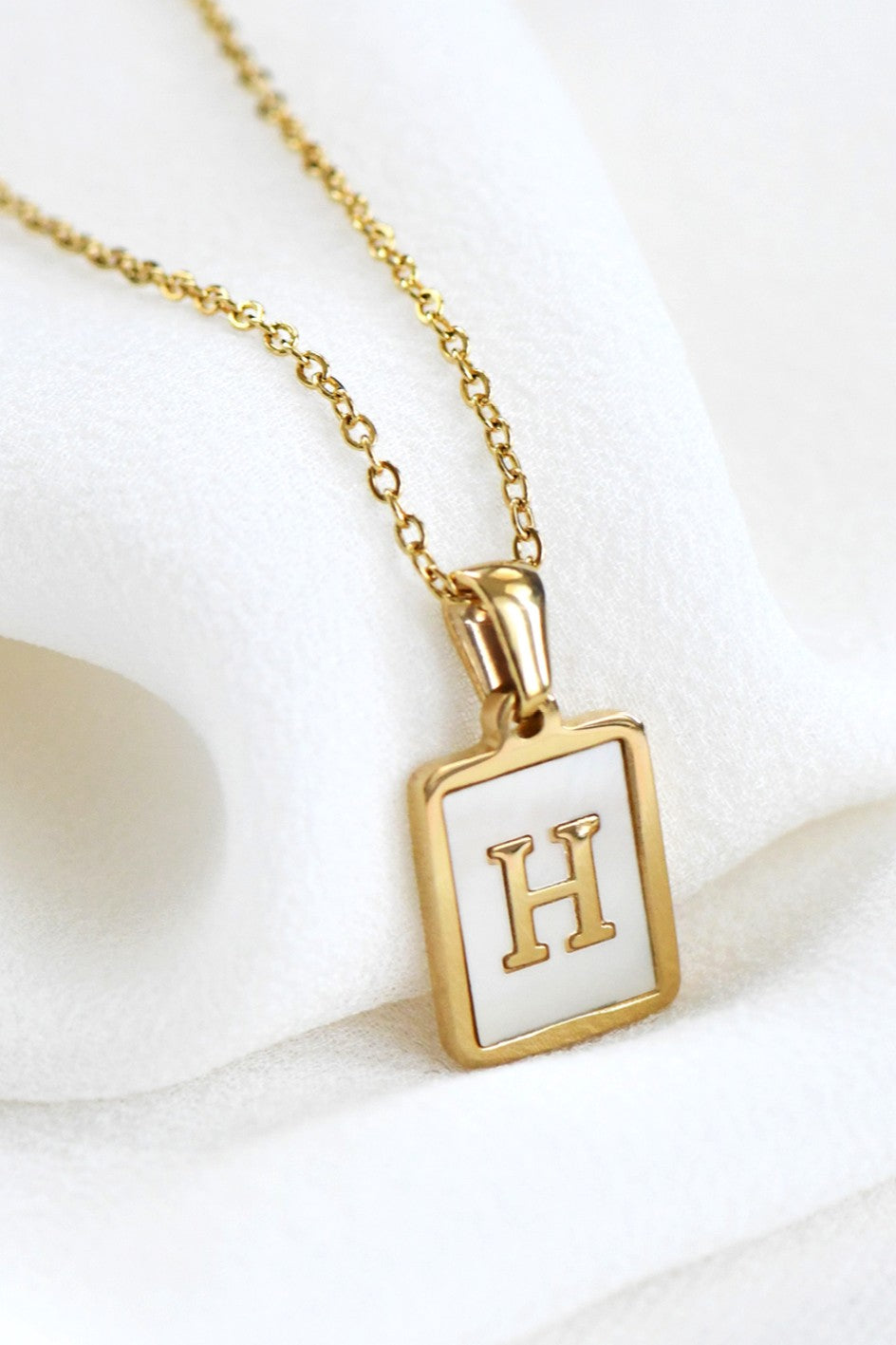 Initial Tag Necklace