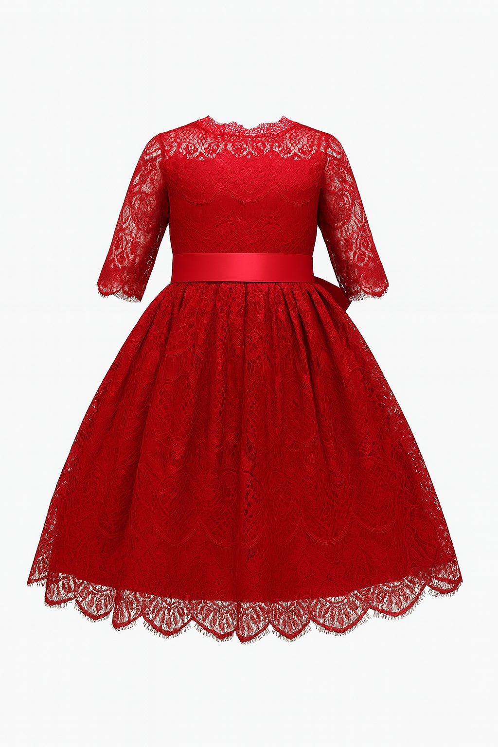 Red Lace Dress