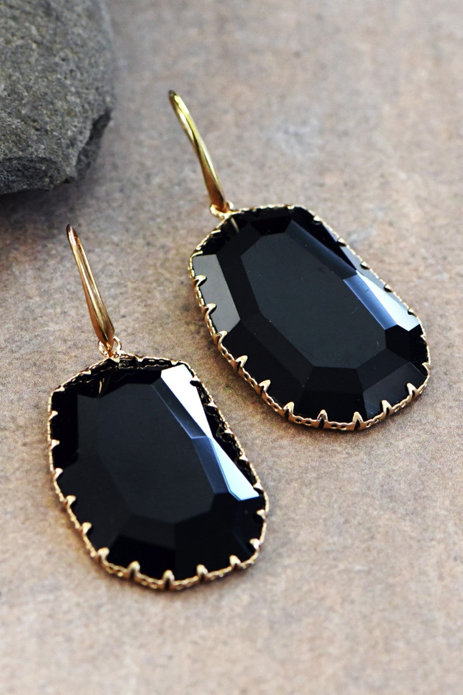 Glass Crystal Drop Earrings