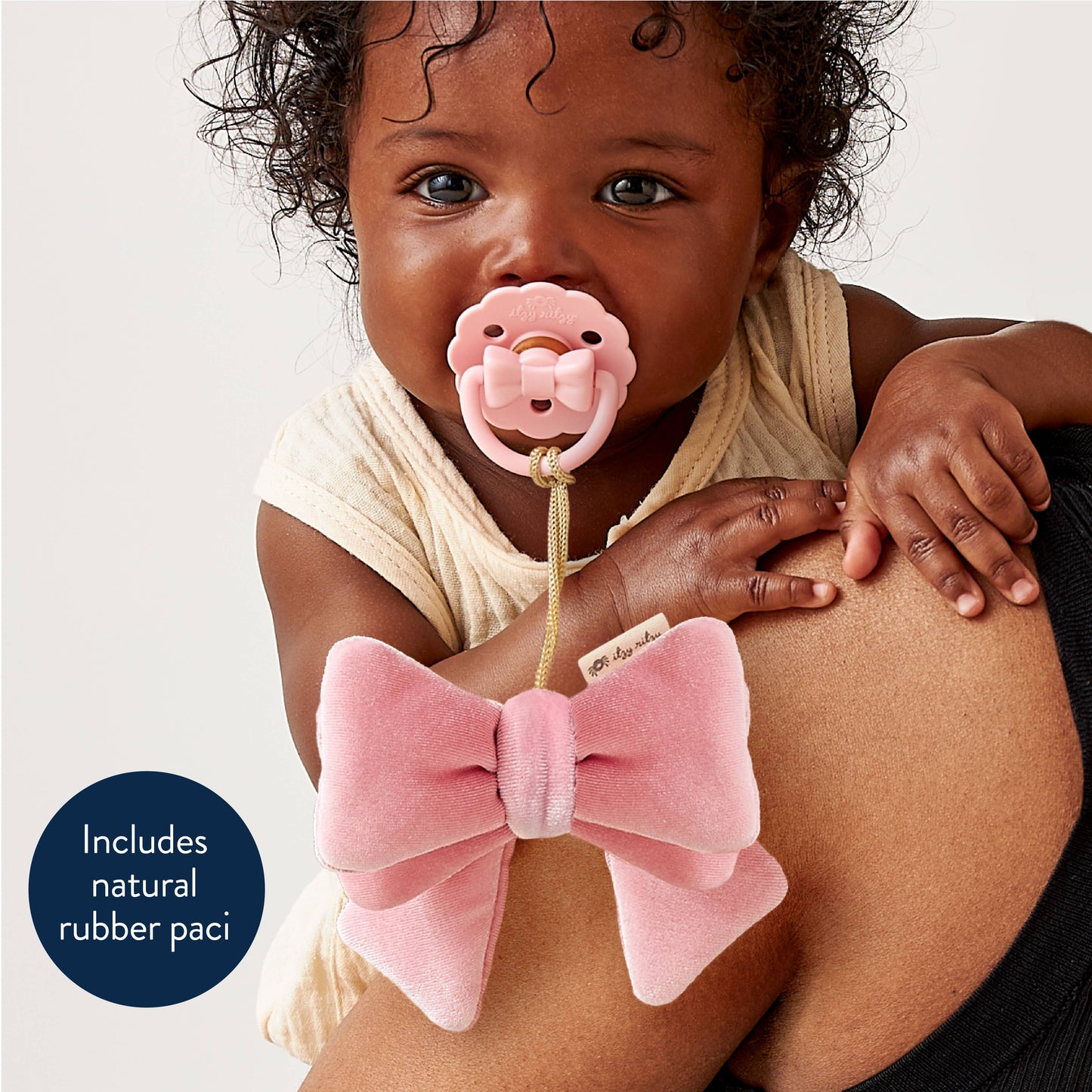 Bow Bitzy Pal Pacifier & Plush