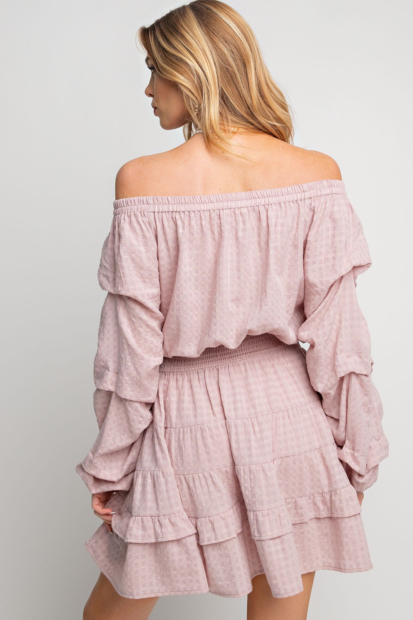 Off Shoulder Ruffle Dress