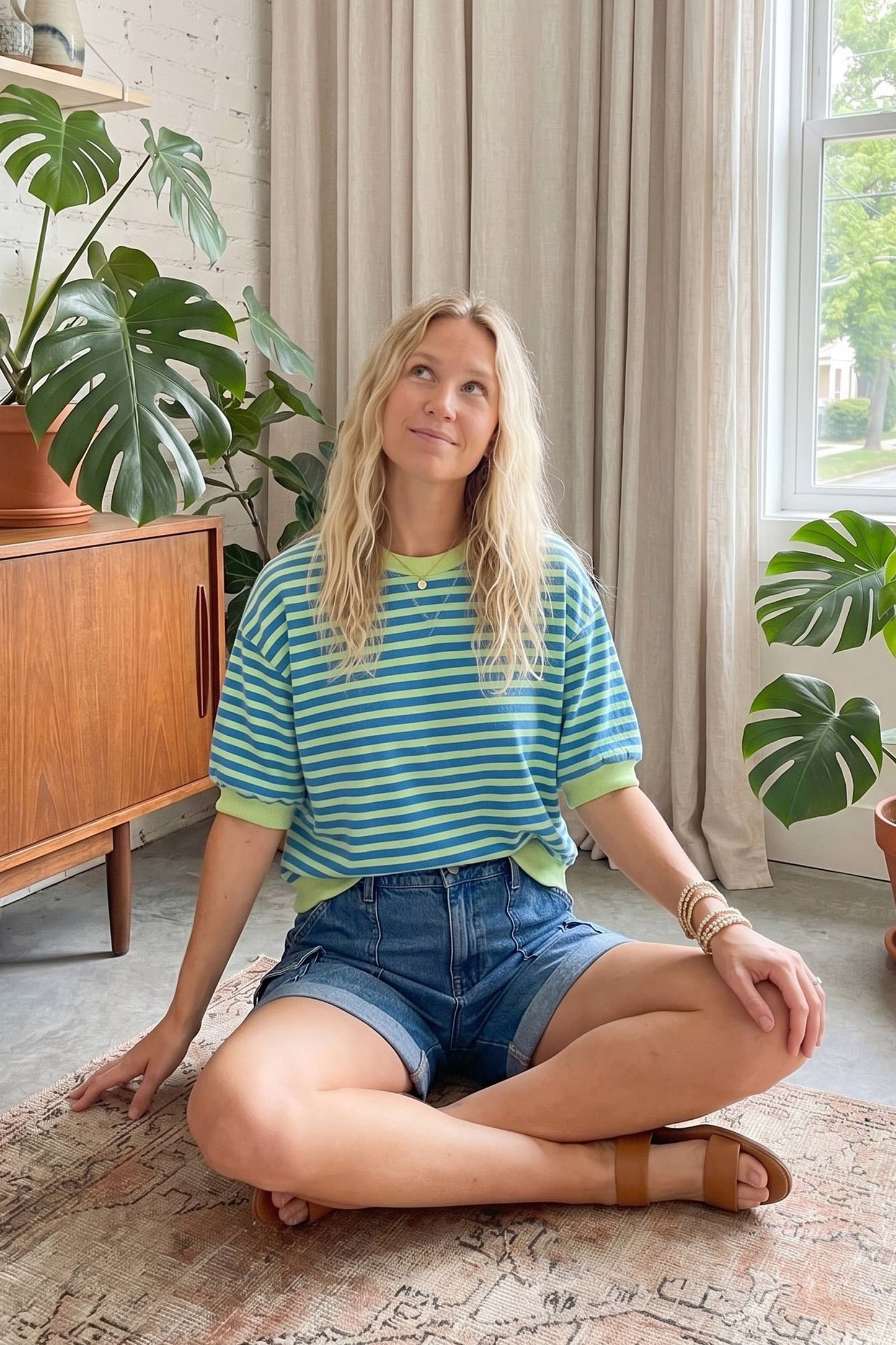 Striped Knit Top
