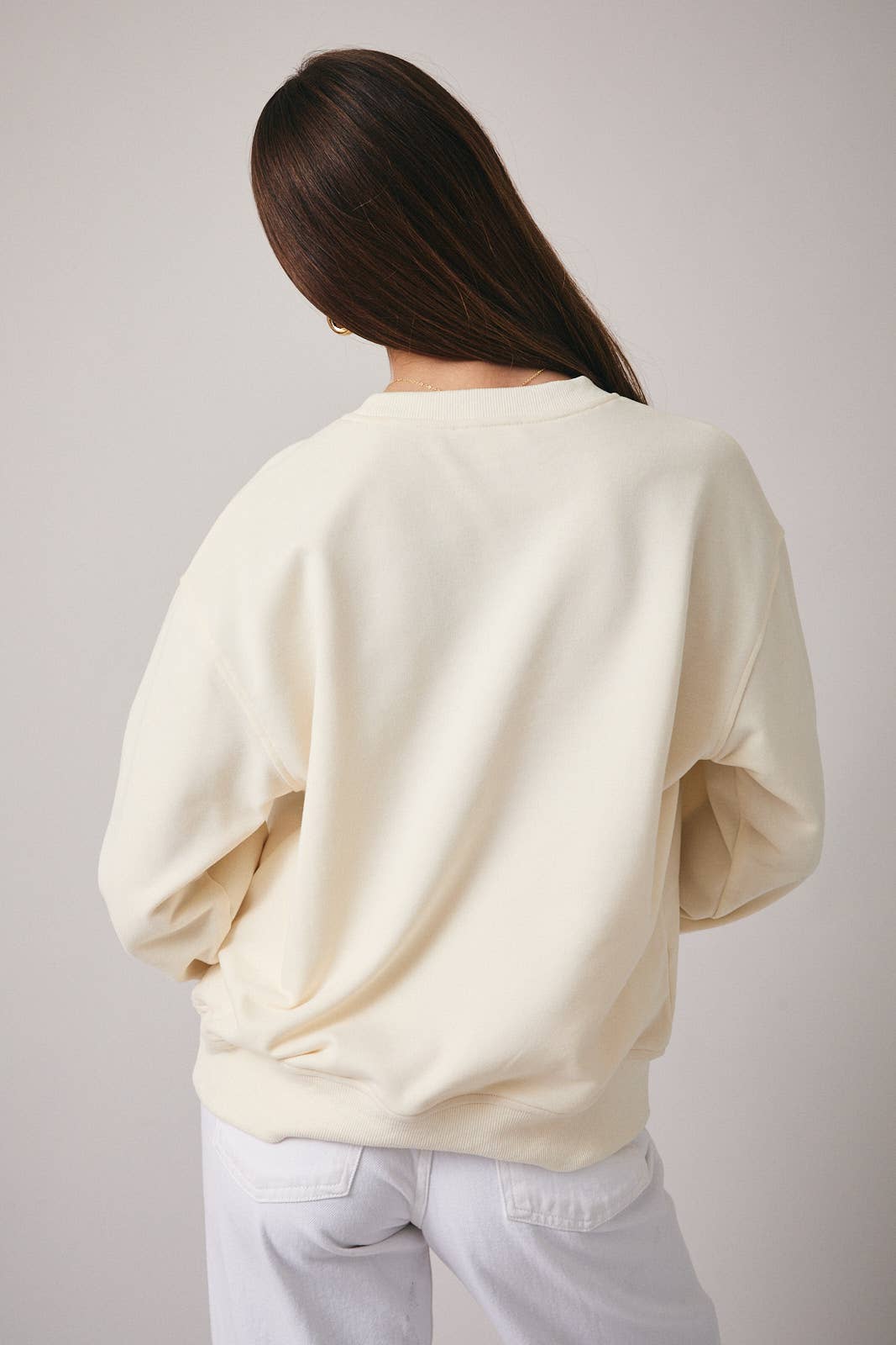 HEART PATCHWORK SWEATSHIRT