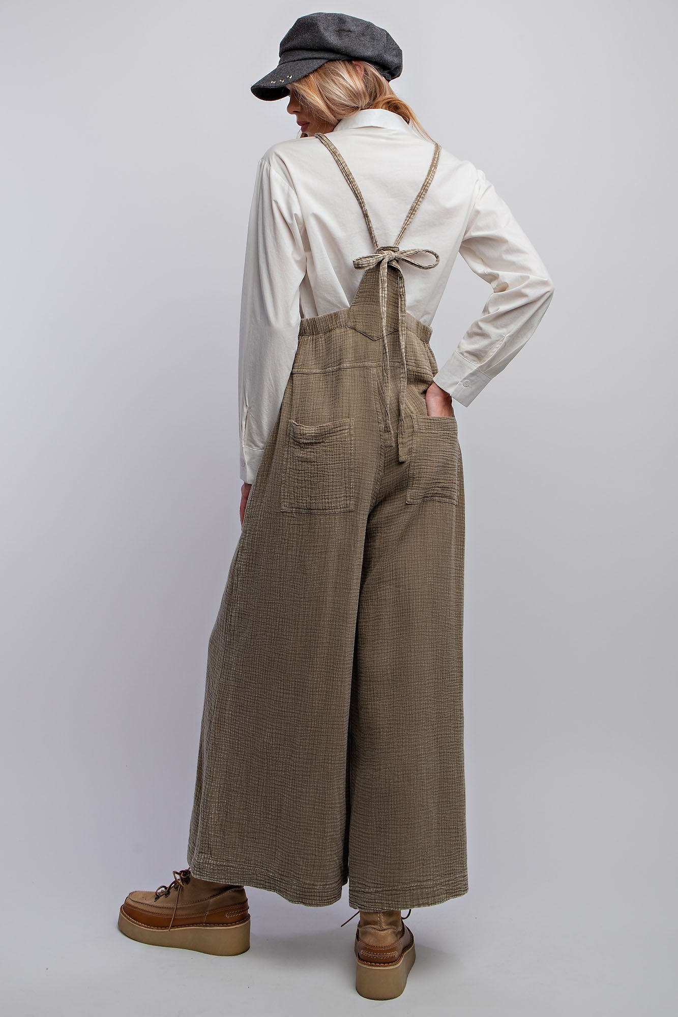 Washed Cotton Overalls