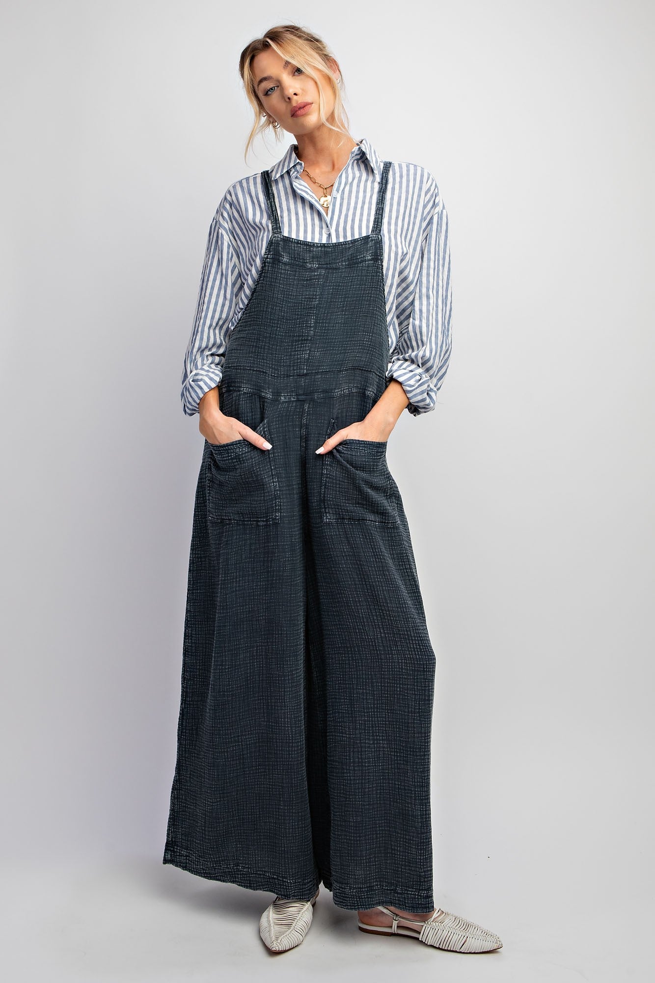 Washed Cotton Overalls