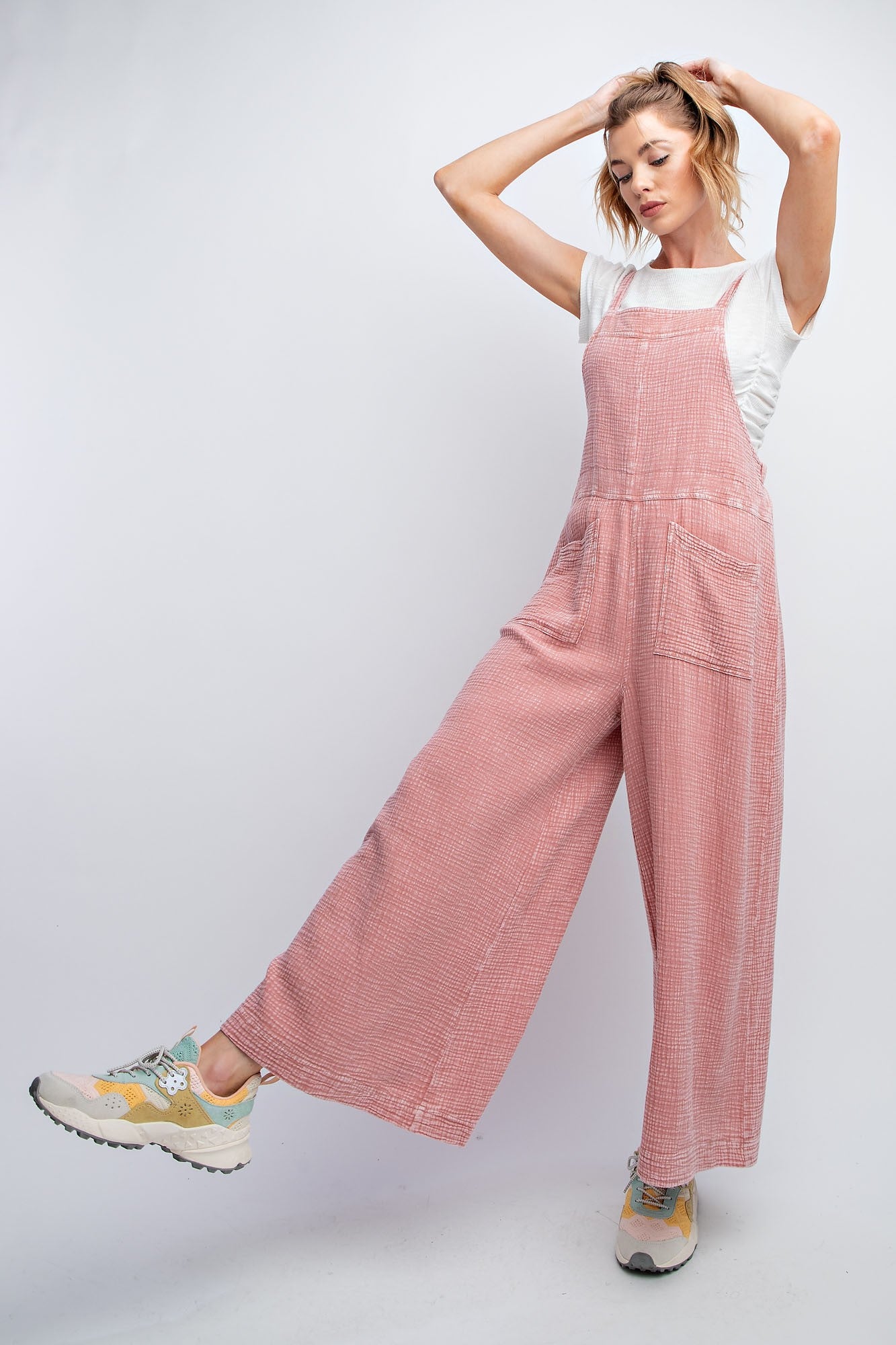 Washed Cotton Overalls