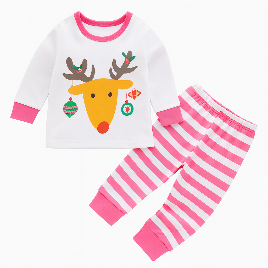 Pink Deer 2pc Set