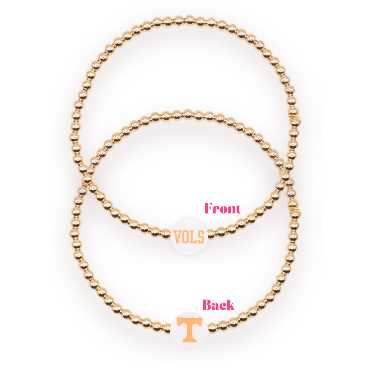Tennessee + Sprinkle Bracelet 2Stack