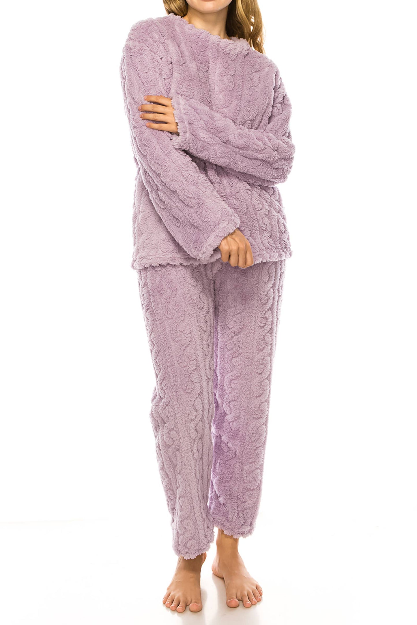 Cable Fleece PJ Set