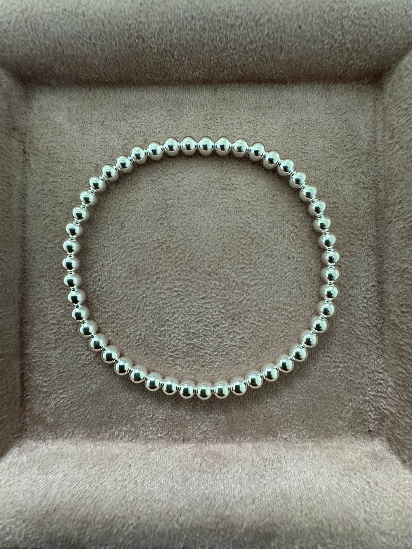 4MM Classic Ball Bead Bracelet - Waterproof