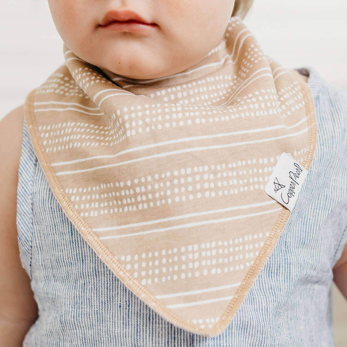 4 Bandana Bibs -Peanut