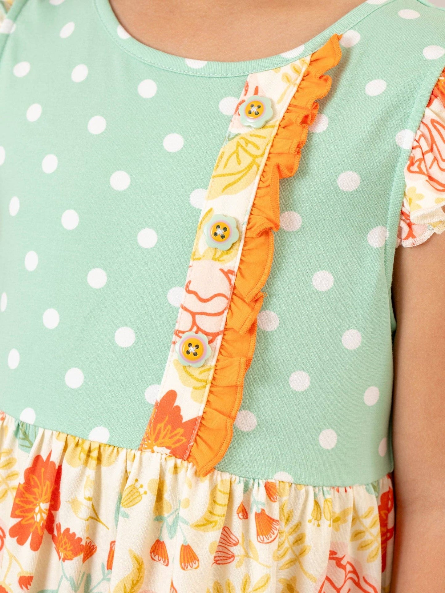 Lottie Dots Prairie Ruffle Dress